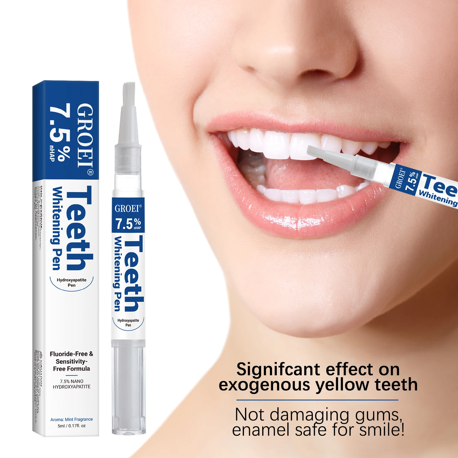 Teeth Whitening Groupon - Гидроксипатитовая ручка для отбеливания зубов, ослепительная