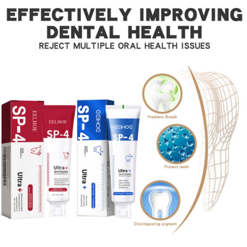 Teeth Whitening Enzymes - SP-4 Пробиотическая отбеливающая зубная паста для