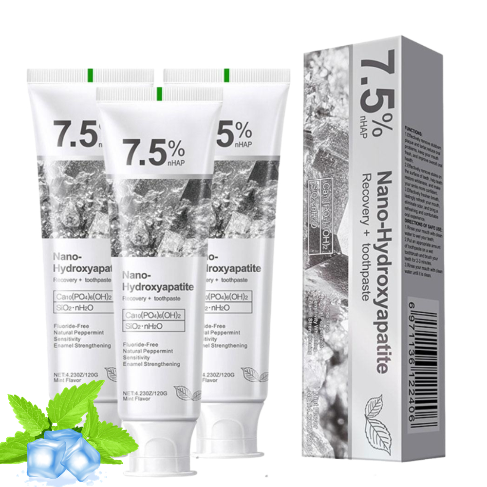 Hydroxyapatite Toothpaste - Зубная паста с 7,5% нано-гидроксиапатитом для