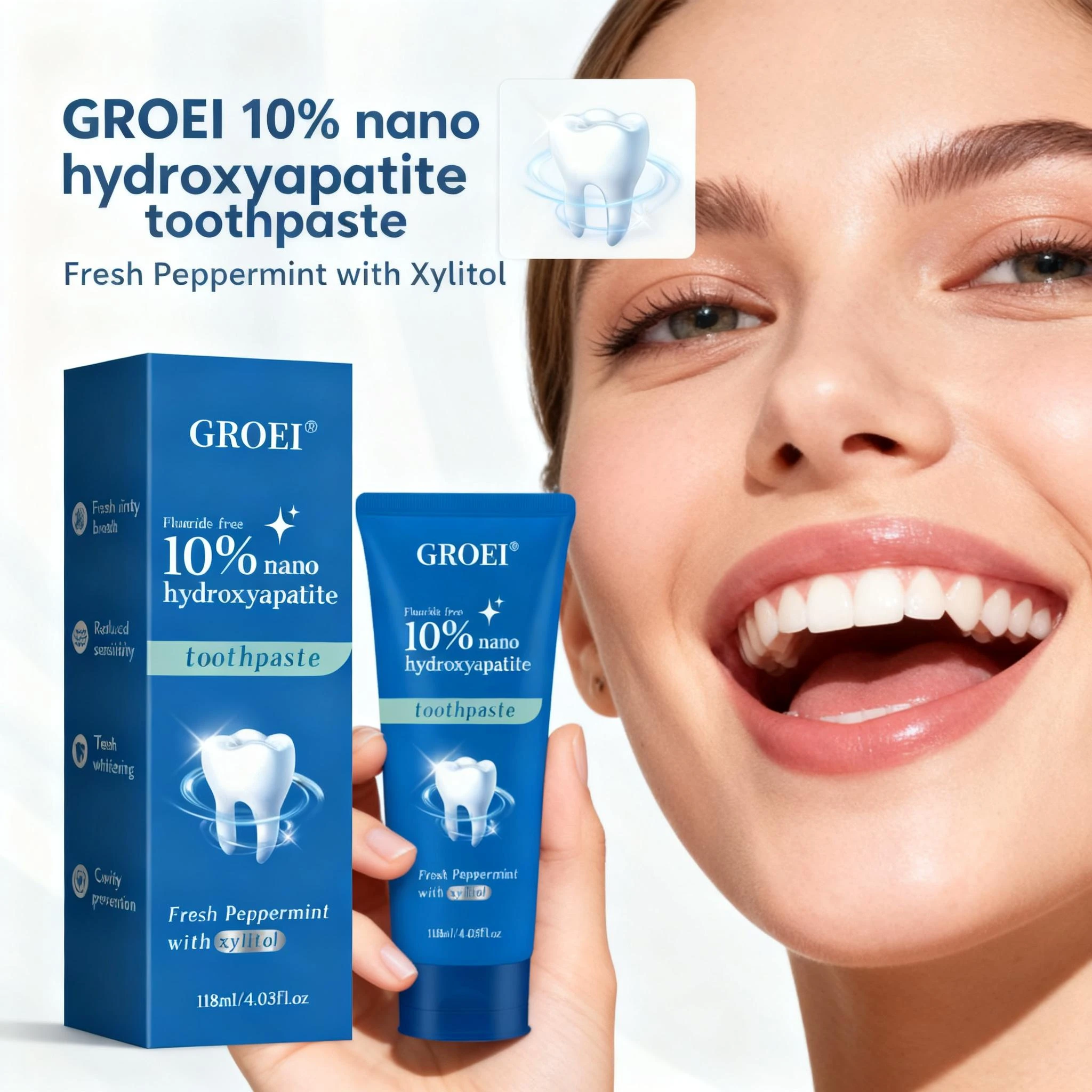 Hydroxyapatite Toothpaste - Зубная паста с ксилитом для профилактики