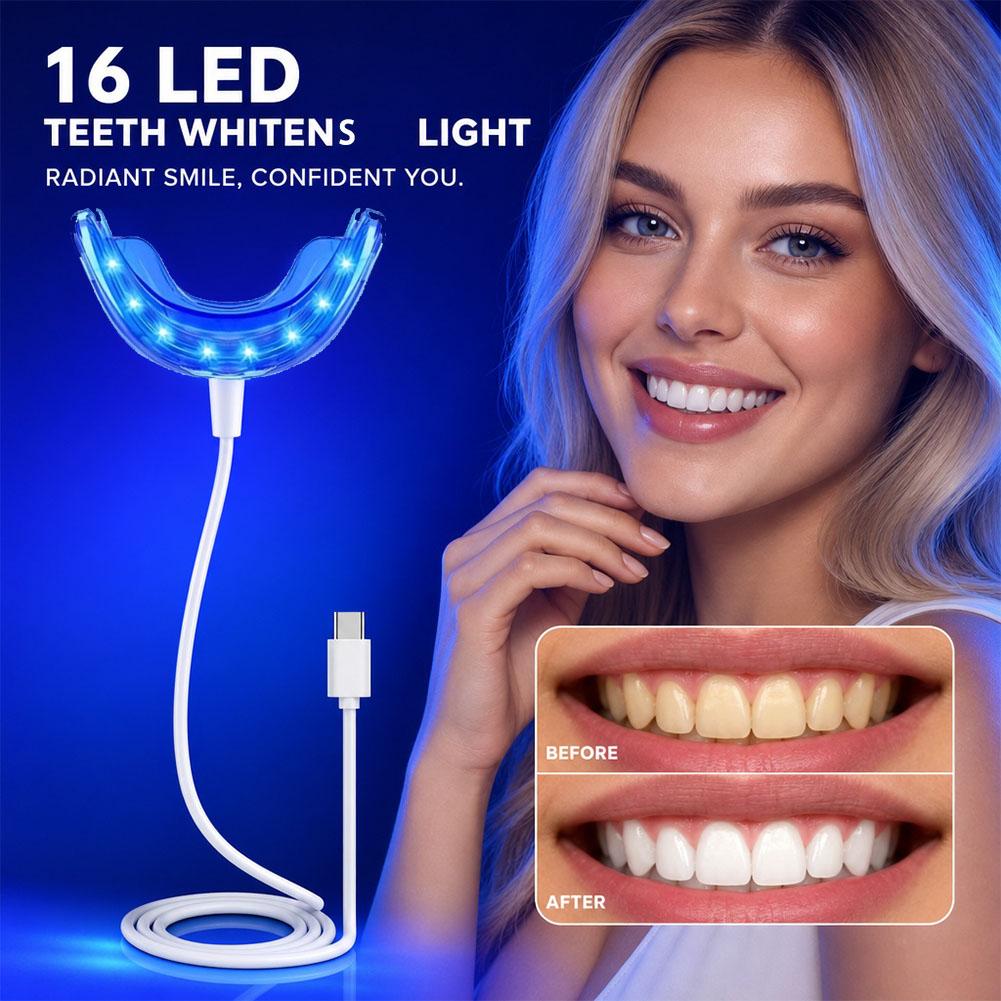 Teeth Whitening Gum - Ускоритель отбеливания зубов, умный светодиодный синий