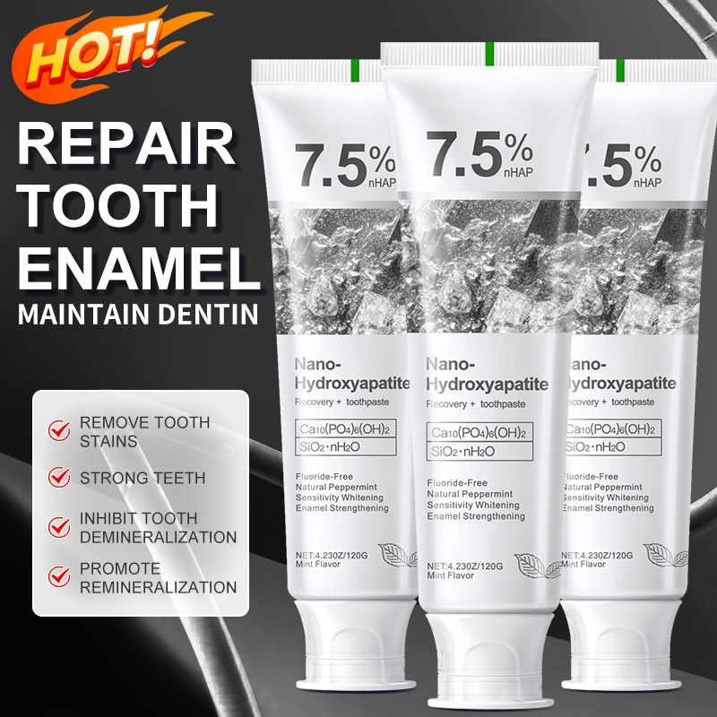 Hydroxyapatite Toothpaste - Зубная паста с 7,5% гидроксиапатитом и