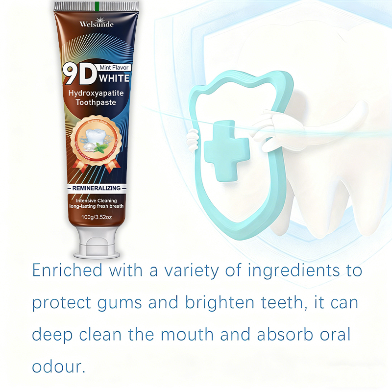 Зубная паста 9D WHITE с гидрок – обзор и цена Hydroxyapatite Toothpaste