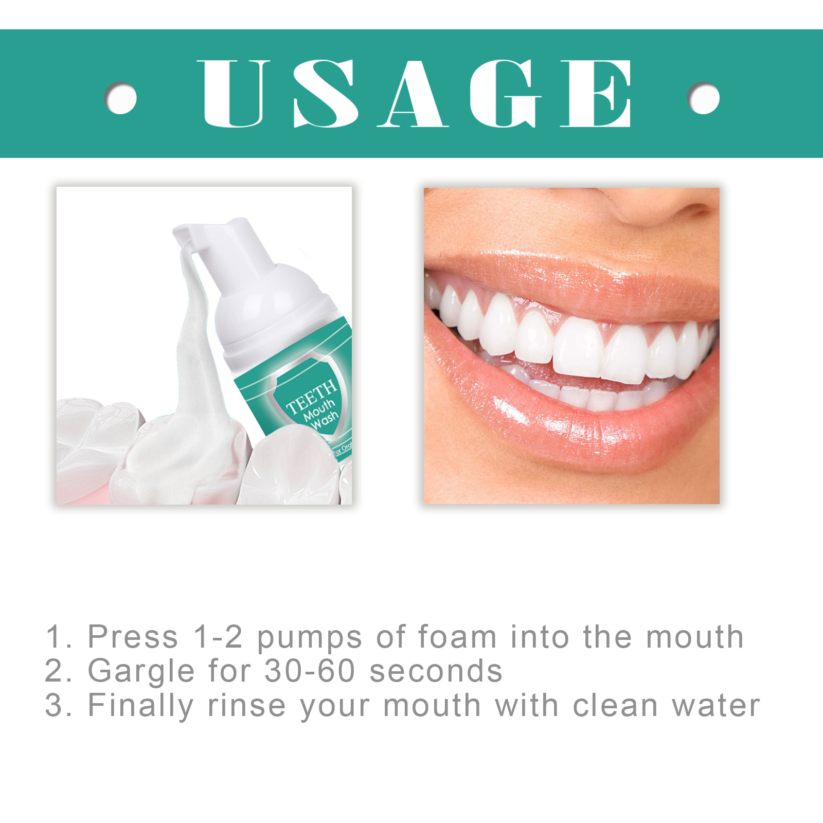 Пенящаяся зубная паста-мусс —  – обзор и цена Teeth Whitening Foam Toothpaste