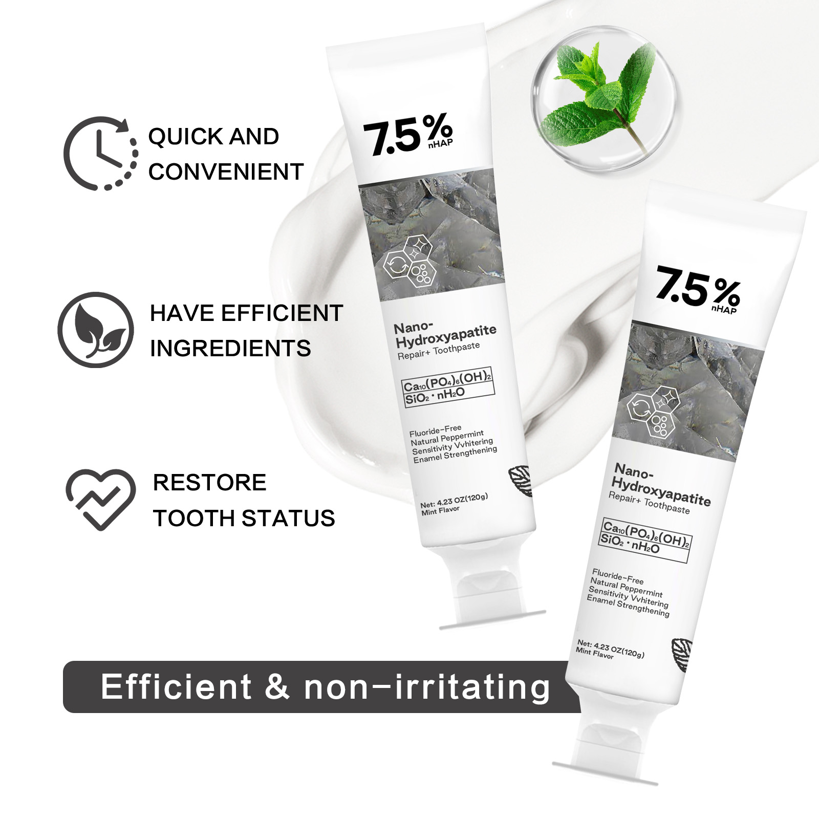 Нано-гидроксиапатитовая зубная – обзор и цена Hydroxyapatite Toothpaste