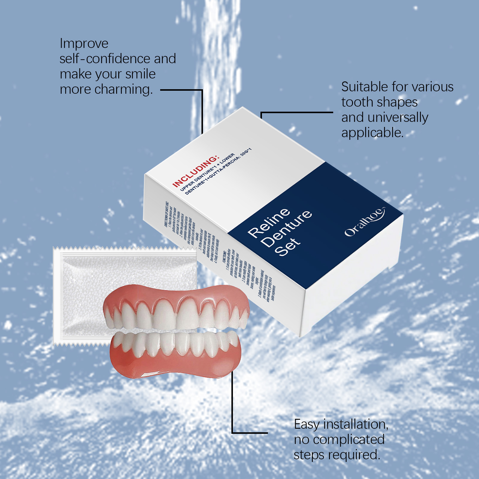 Вставные зубы, протезы, времен – обзор и цена Teeth Whitening Veneers