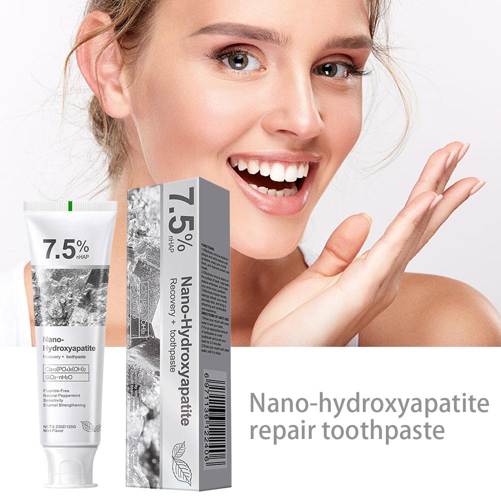 Зубная паста с 7,5% нано-гидро – обзор и цена Hydroxyapatite Toothpaste
