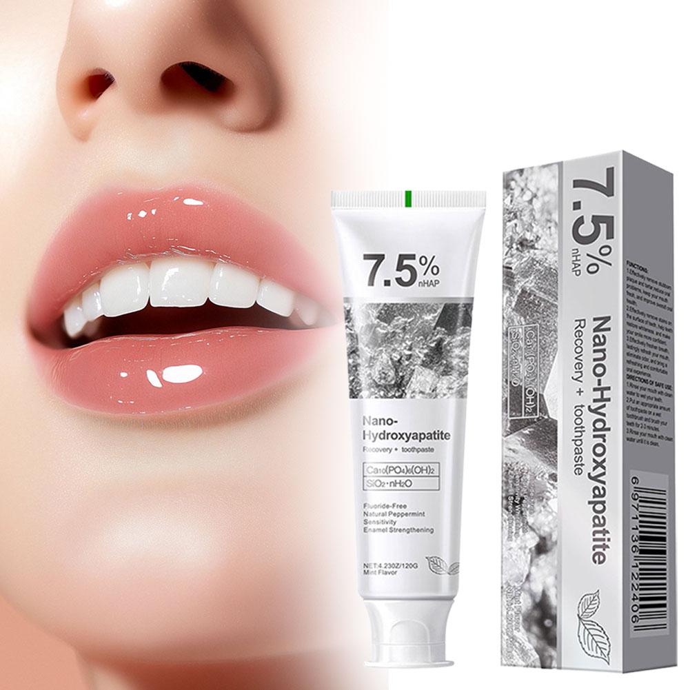 Зубная паста с 7,5% нано-гидро – обзор и цена Hydroxyapatite Toothpaste
