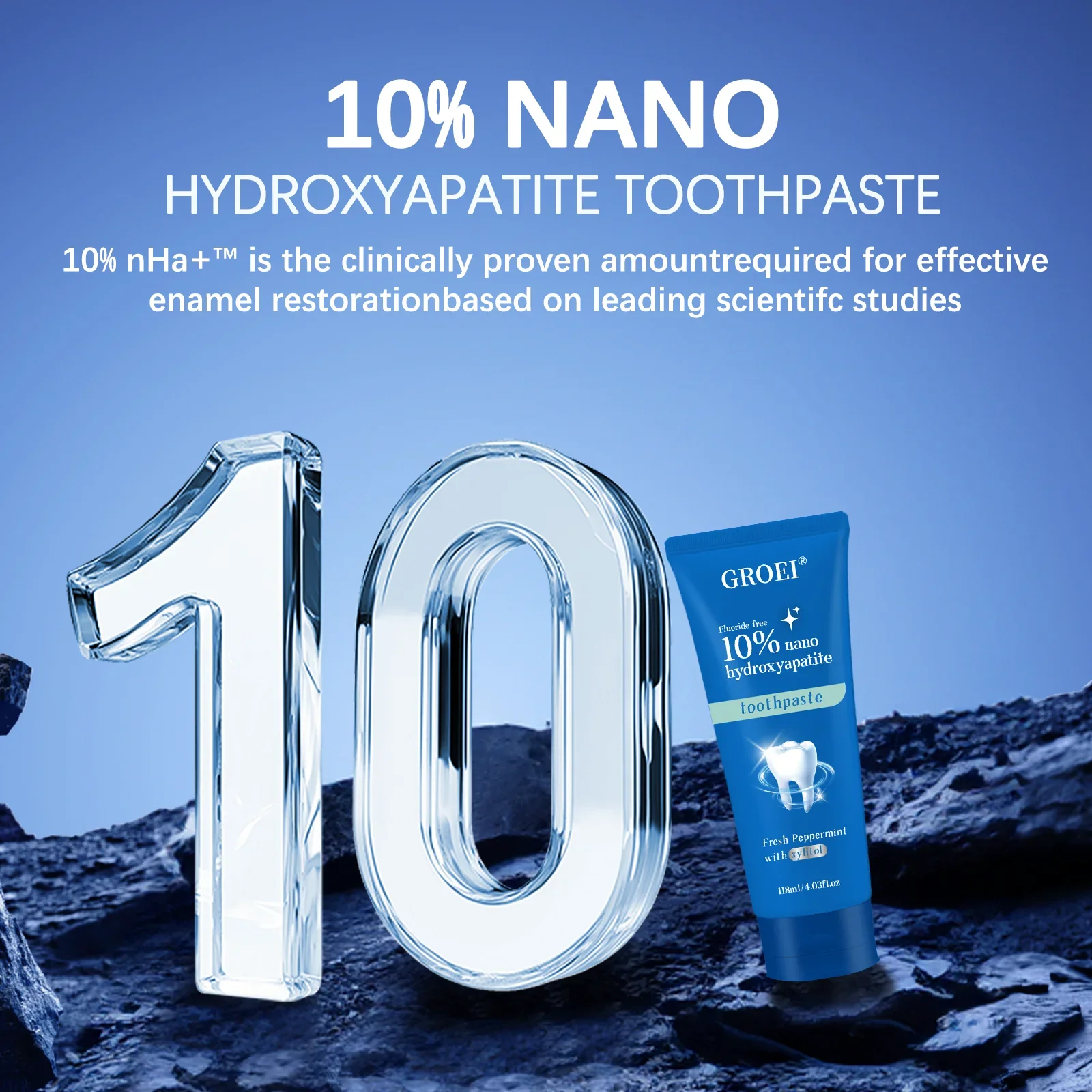 Зубная паста с ксилитом для пр – обзор и цена Hydroxyapatite Toothpaste