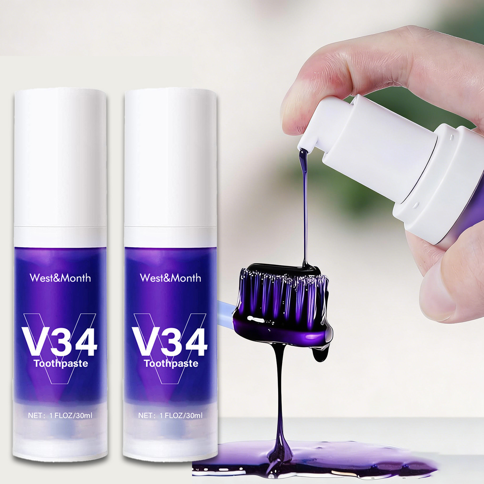 V34 Зубная паста для отбеливан – обзор и цена Teeth Whitening Mask