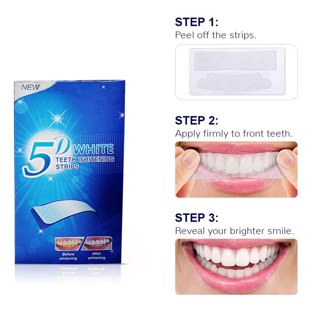 5D-полоски для отбеливания зуб – обзор и цена Teeth Whitening Groupon